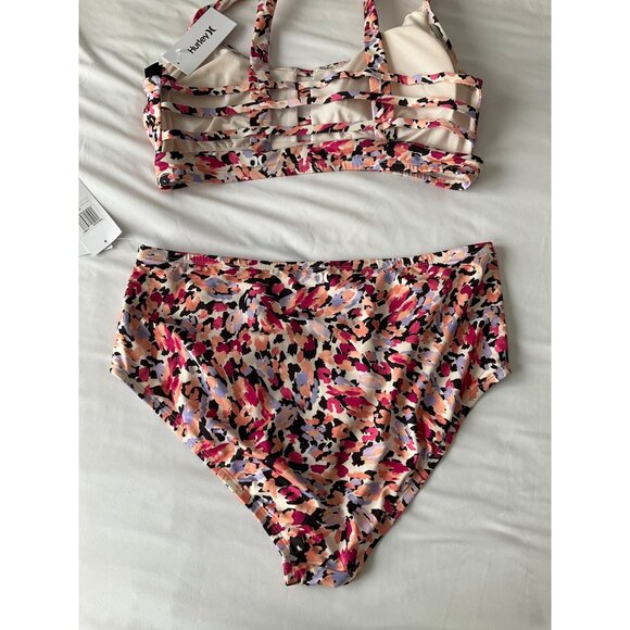 Hurley Moderate Coverage 2-Piece BikiniPlus size 1X, New - Picture 5 of 6